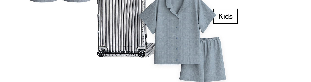Short children’s pyjama with buttons in the colour Dark Denim from the Kids Sleep series by CALIDA.