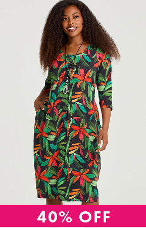 Cotton Dahlia Dress in Print