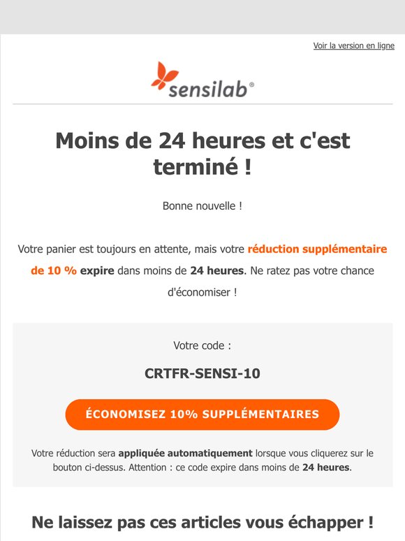 C'est votre dernière chance !