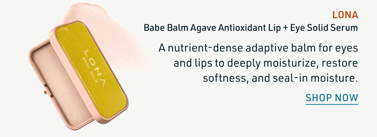 Babe Balm Agave Antioxidant Lip + Eye Solid Serum