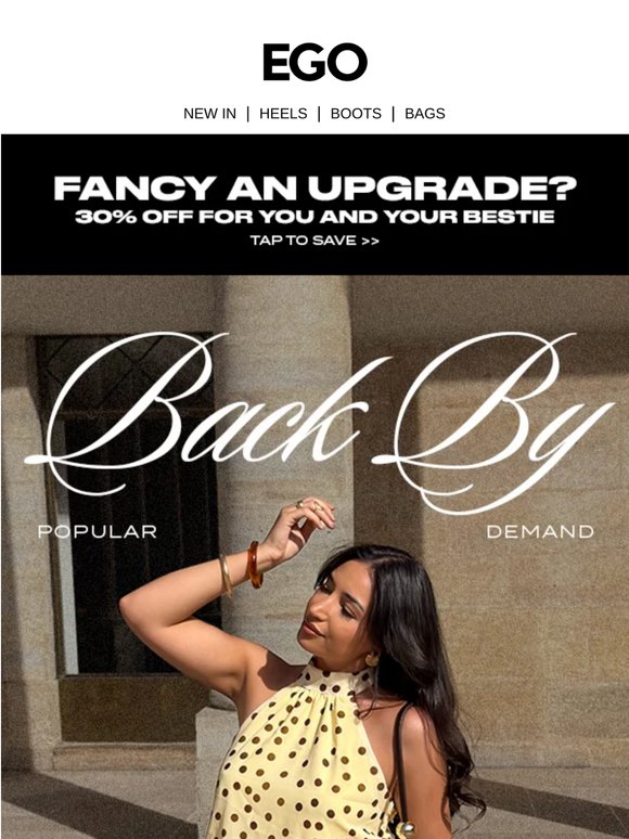 We're Giving You A Second Chance