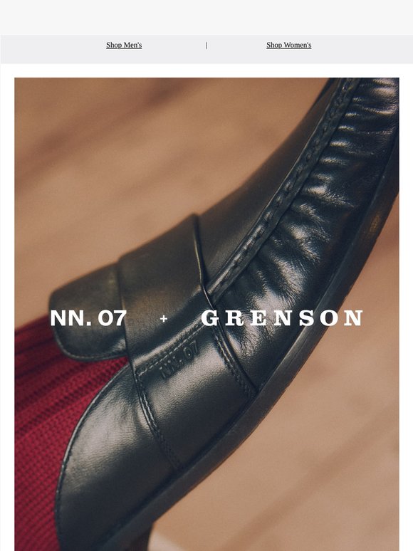 NN.07 + Grenson - Launching on the 13th May.