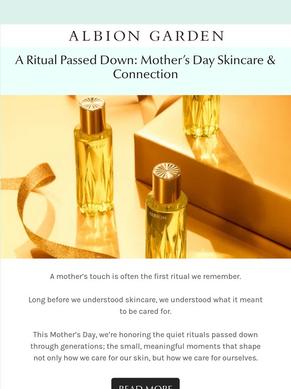 A Ritual Passed Down: Mother’s Day Skincare & Connection