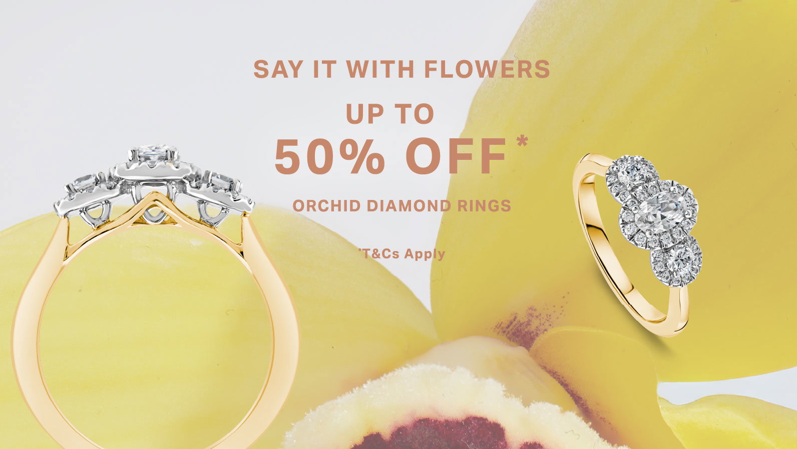 ORCHID DIAMOND RINGS PROMO
