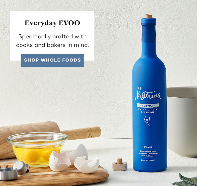 Everyday EVOO. Specifically crafted with cooks and bakers in mind. Shop Whole Foods.