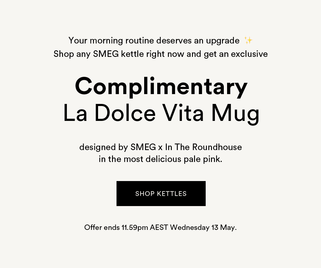 Free Mug with every SMEG kettle purchase until May 13