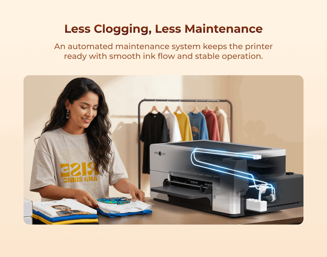 Less Clogging, Less Maintenance