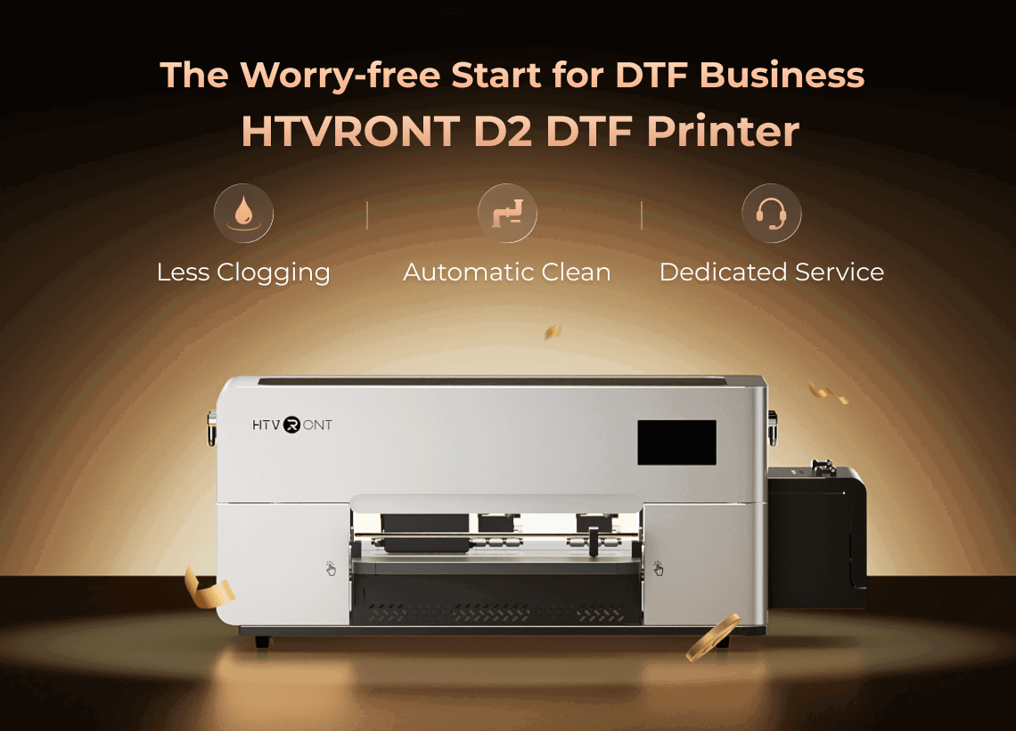 HTVRONT D2 DTF Printer — The Worry-free Start for DTF Business