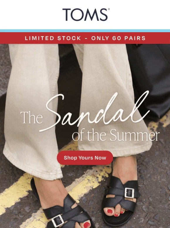 Limited Stock 👀 The Sol Sandal Is Here (And Almost Gone)