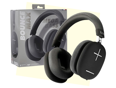 Auriculares Bluetooth T'nB Bounce Max Negro