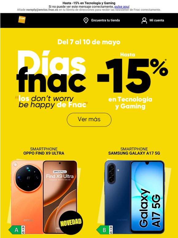 [Días Fnac] Lo que quieres al mejor precio
