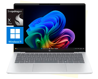 Ordenador portátil HP OmniBook 5 Laptop Next Gen AI 14-he0009ns, Copilot+ PC, Qualcomm Snapdragon X Plus X1P-42-100, 32GB RAM, 1TB SSD, Windows 11 Home, 14