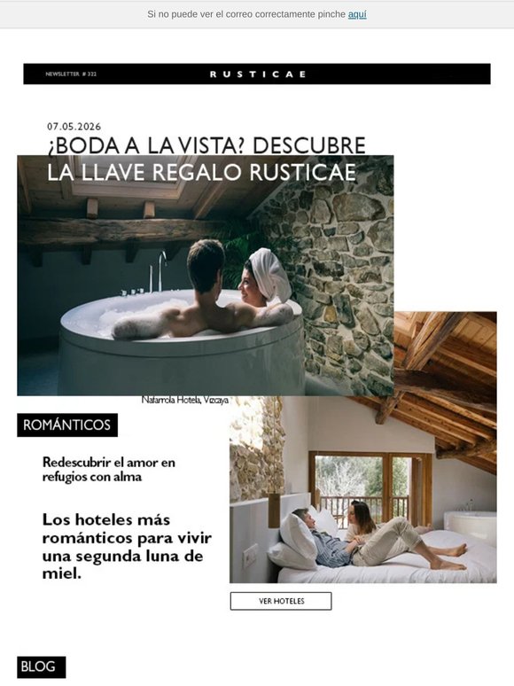 ¿Boda a la vista? Descubre la Llave Regalo Rusticae