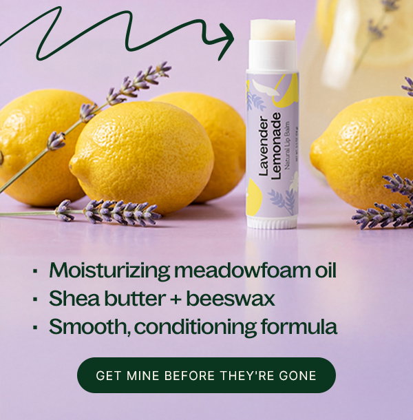 BACK: Lavender Lemonade Jumbo Lip Balm