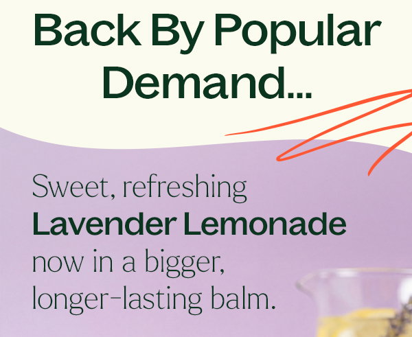 BACK: Lavender Lemonade Jumbo Lip Balm