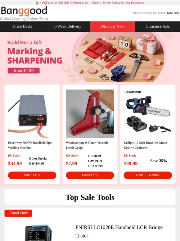 🔥Mother's Day Sale: Tools from $1.99 | FNIRSI LC1020E Only $59.99!