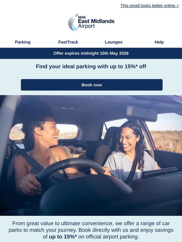 Find your perfect airport parking for your next trip