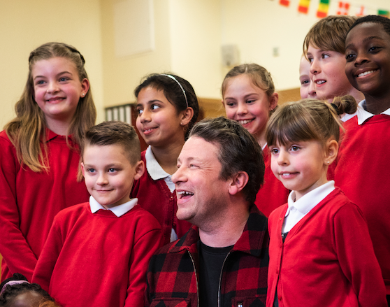 Jamie Oliver School Dinners Photo