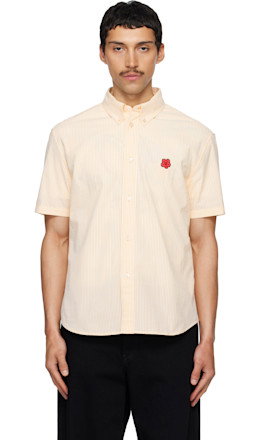 Yellow Kenzo Paris 'Boke Flower' Short Sleeve Shirt - Kenzo