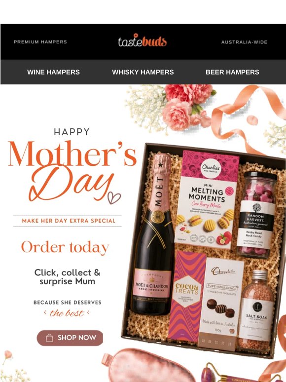 Last Chance! Mother’s Day Is Only 2 Days Away 💝