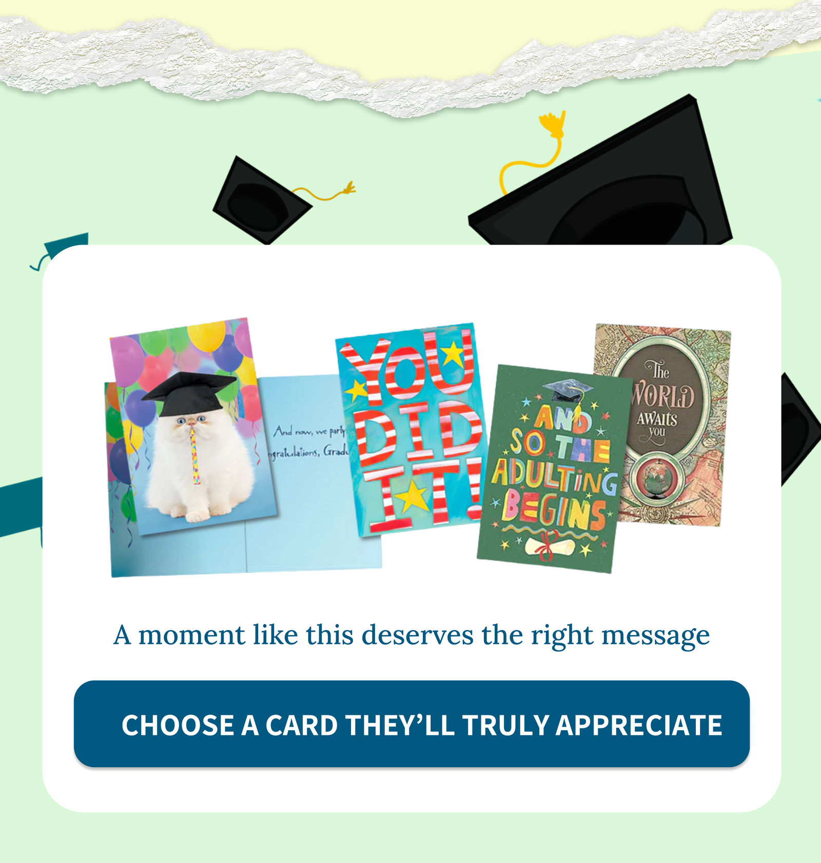 Choose a card they’ll truly appreciate