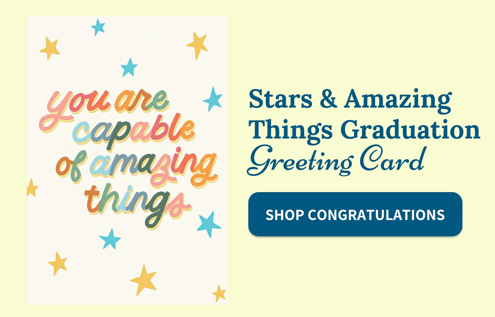 SHOP CONGRATULATIONS