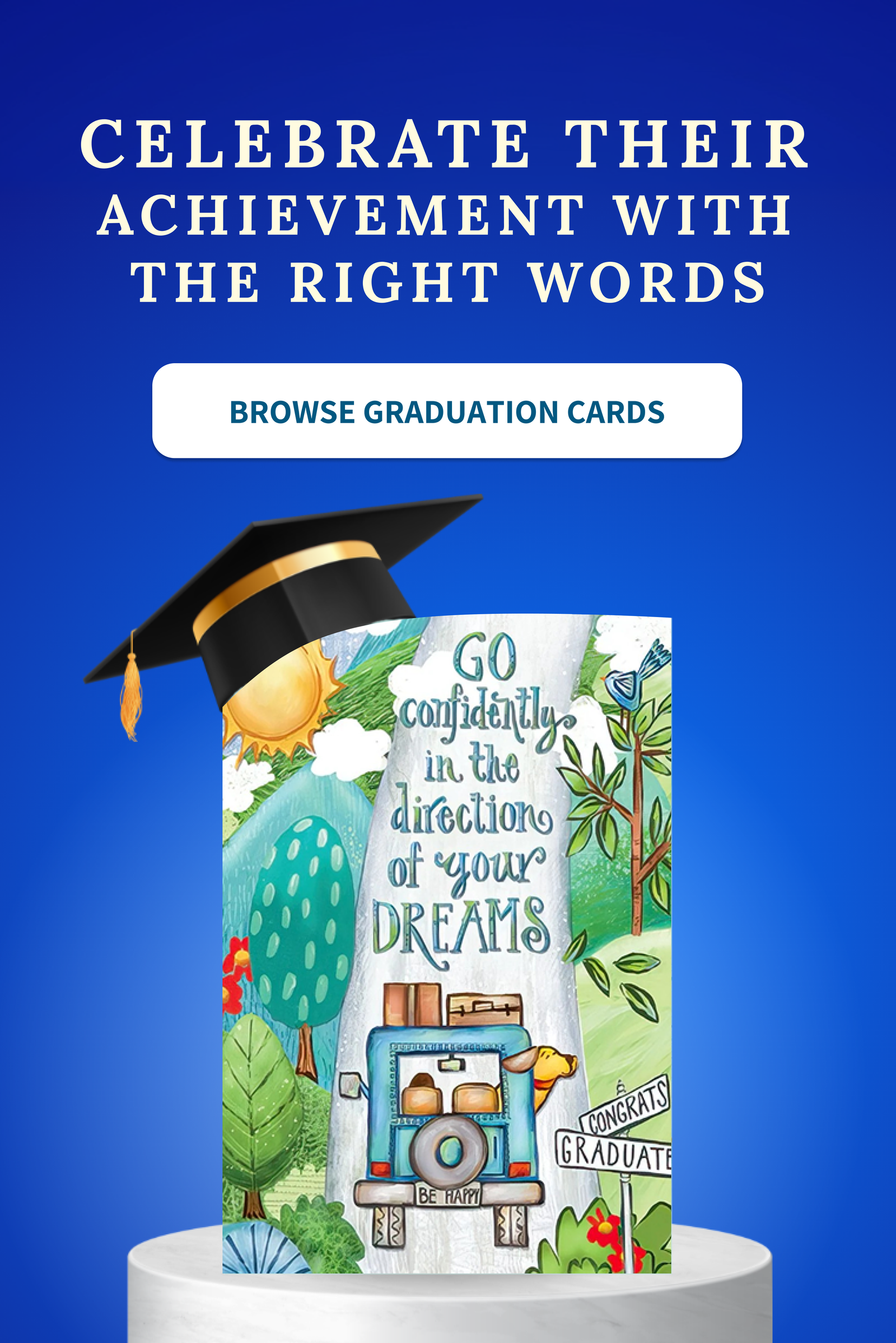 Browse graduation cards