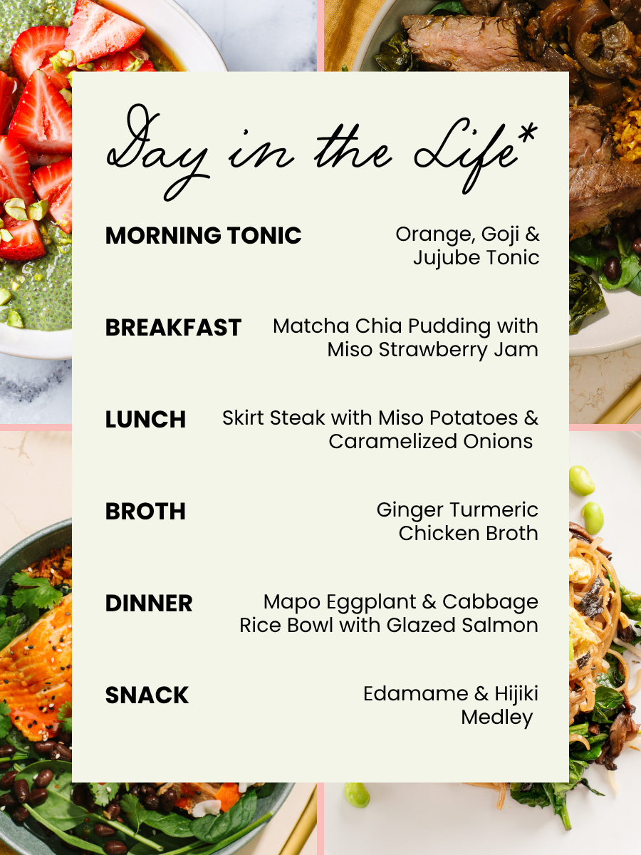 an image of a menu for a restaurant with a variety of food items