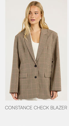 Constance Check Blazer