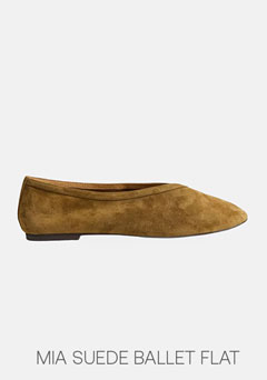 Mia suede ballet flat