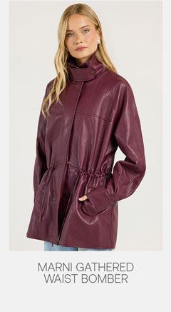 Marni Gathered Waist Bomber