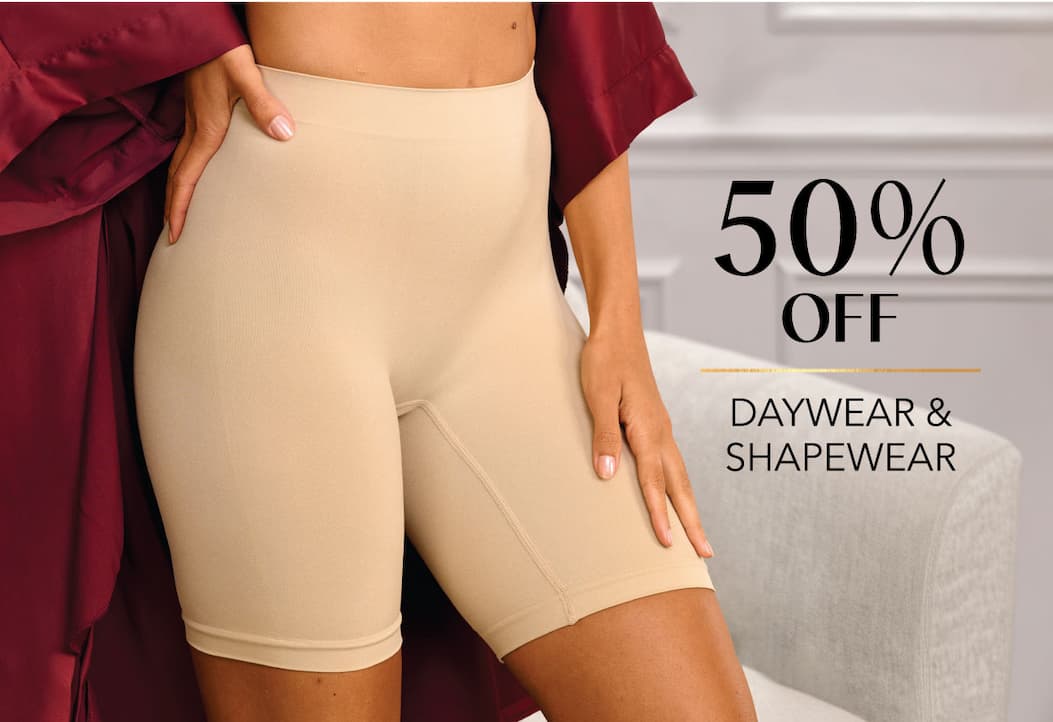 50% off Daywear & Shapewear