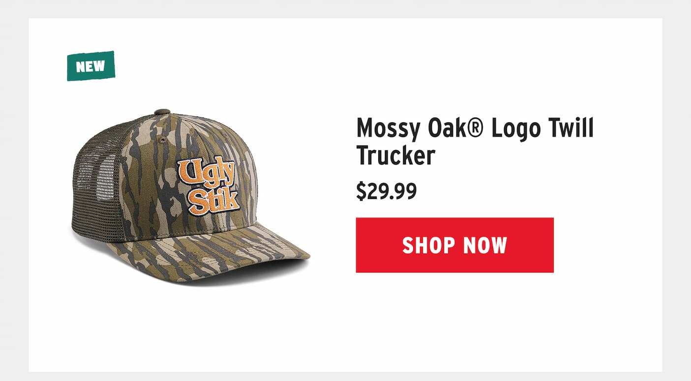 Mossy Oak Logo Twill Trucker