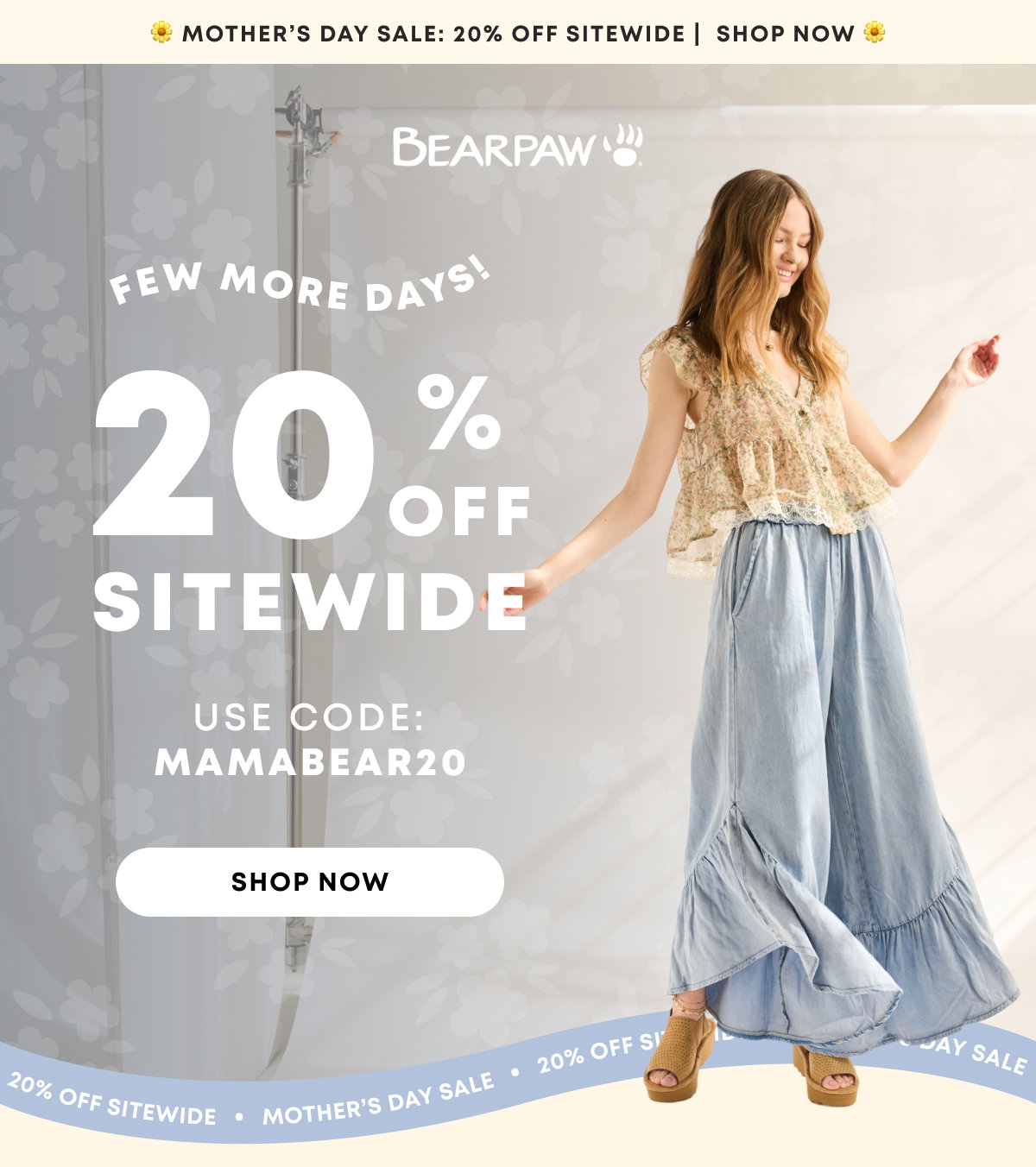 Mother's Day Sale - 20% Off Sitewide