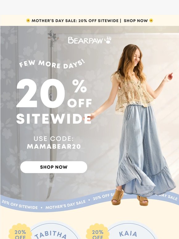 Still Time for 20% Off Everything ⏰