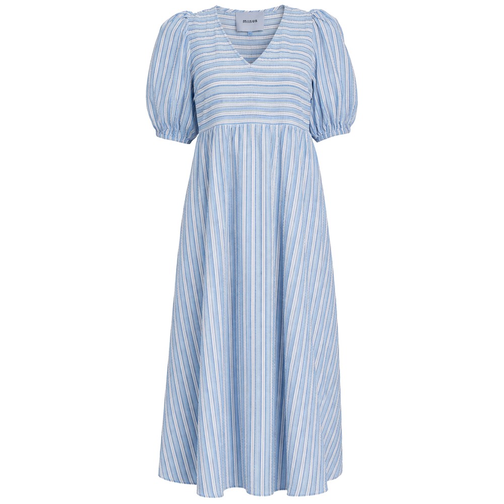 Image of Msfia Striped Dress - Blue Stripe
