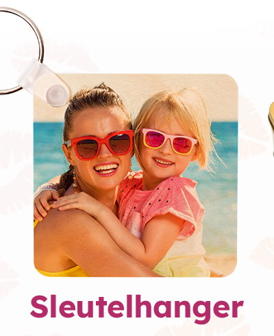 Houten sleutelhanger