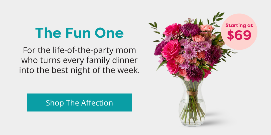 Callia's The Affection bouquet in a vase
