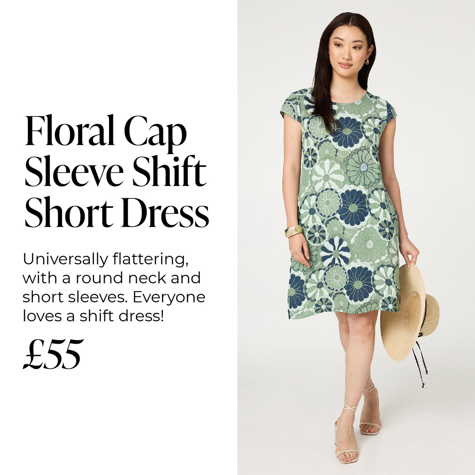Floral Cap Sleeve Shirt Short Dress | Shop Now