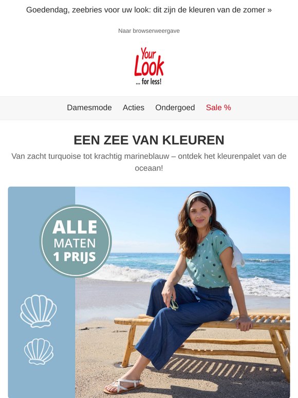Uw zomer-update: zeekleuren & denim 🐚