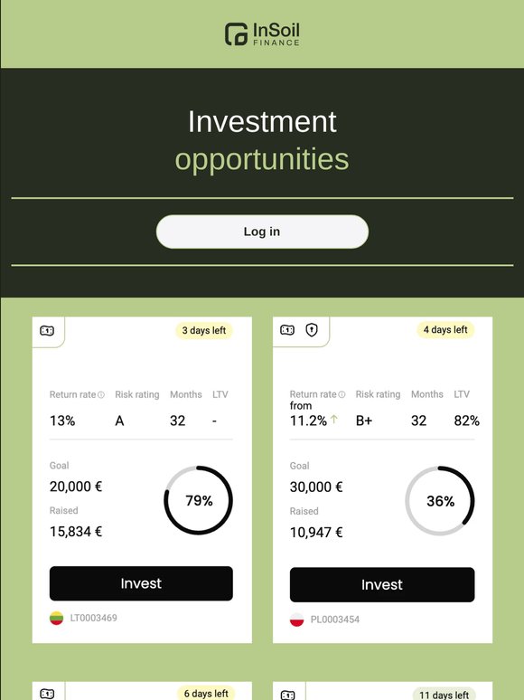 Investment Opportunities 🌱