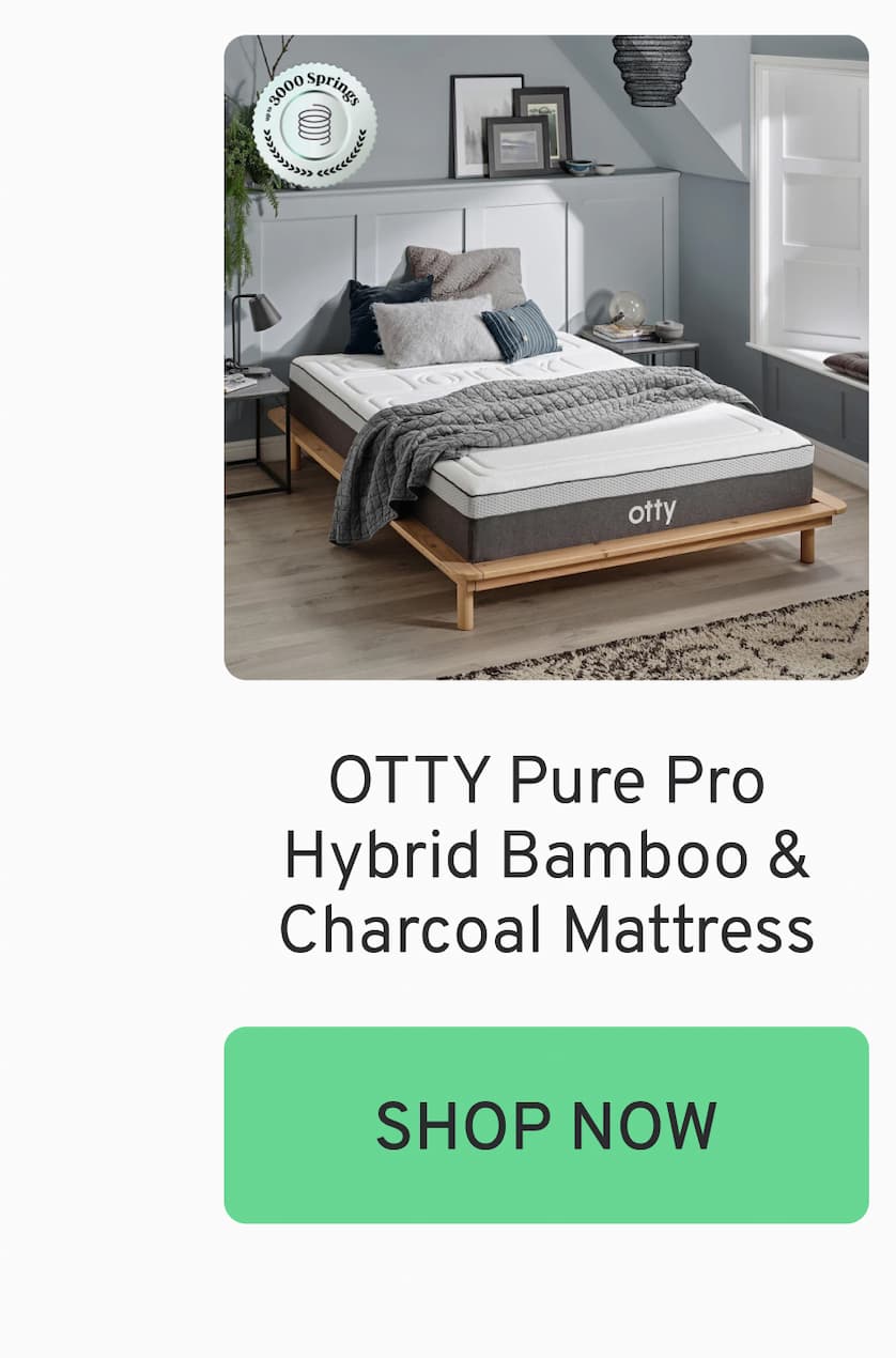 OTTY Pure Pro Hybrid Bamboo & Charcoal Mattress