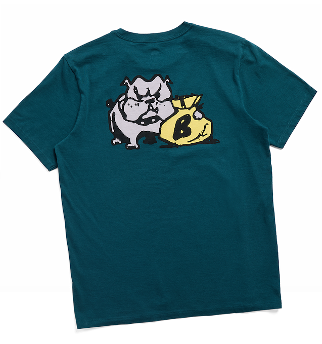 Flat-lay studio shot of the Burton Ransacked Short Sleeve T-Shirt in Atlantic Teal