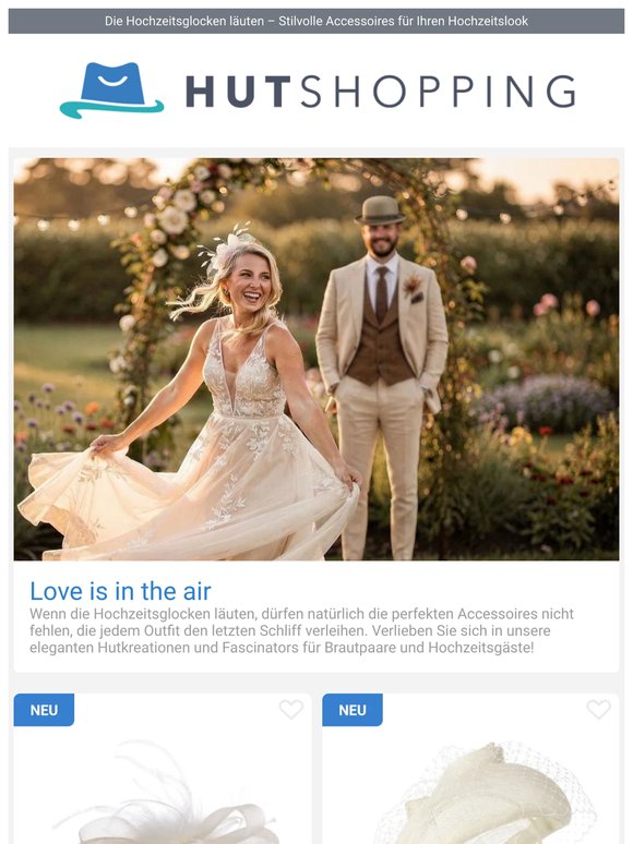 Love is in the air ❤️ Perfekte Accessoires für Brautpaare & Gäste