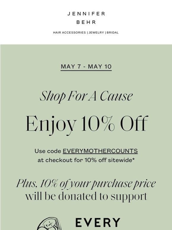 Enjoy 10% Off  💐 Shop for a Cause