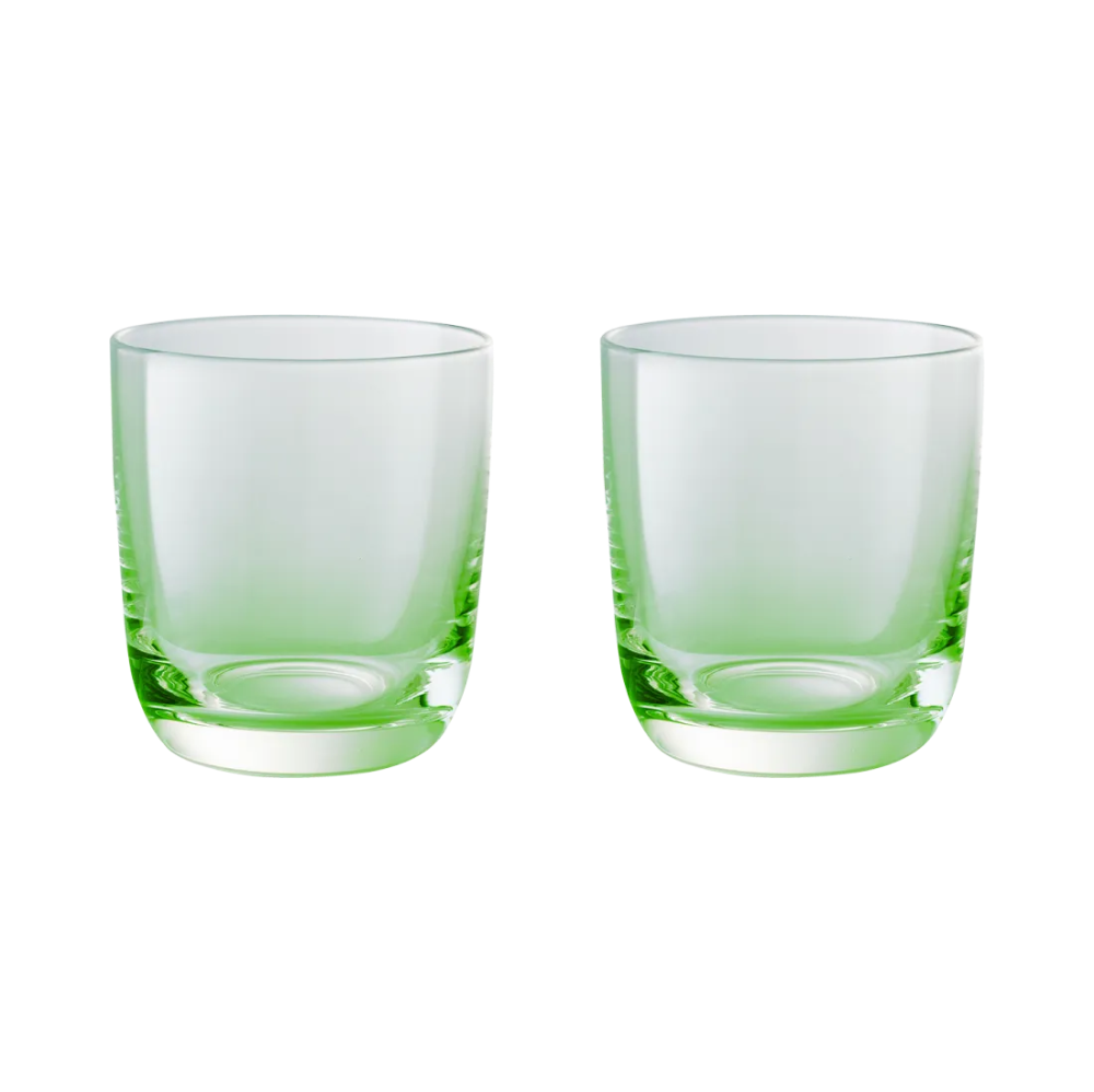 Green Small Tumblers - Set Of 2