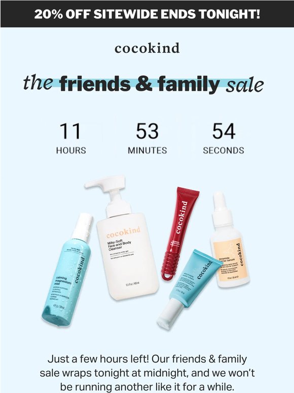 FINAL DAY for 20% OFF