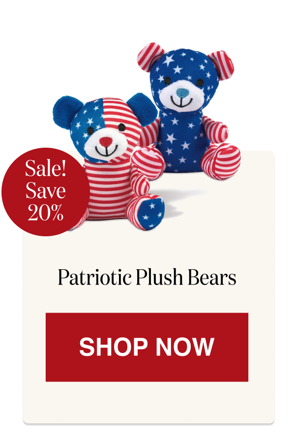 Patriotic Plush Bears [Click here to Shop Now]