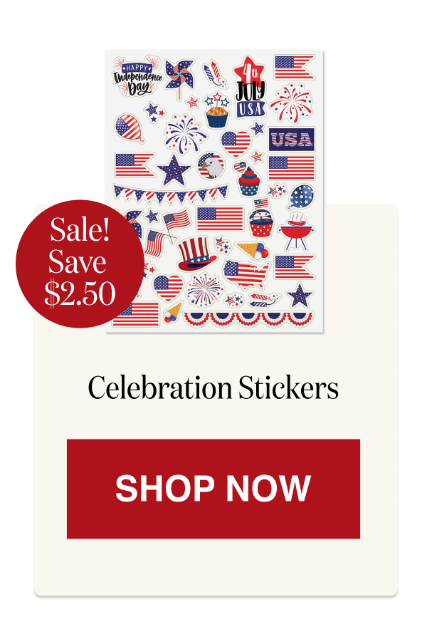Celebration Stickers [Click here to Shop Now]