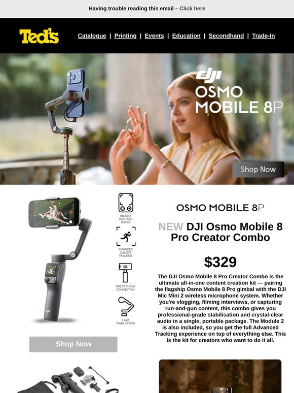 Just Announced! DJI Osmo Mobile 8P
